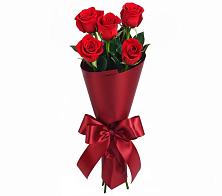 Букет 5 Красных роз Эдлесс Лав в Лискинском