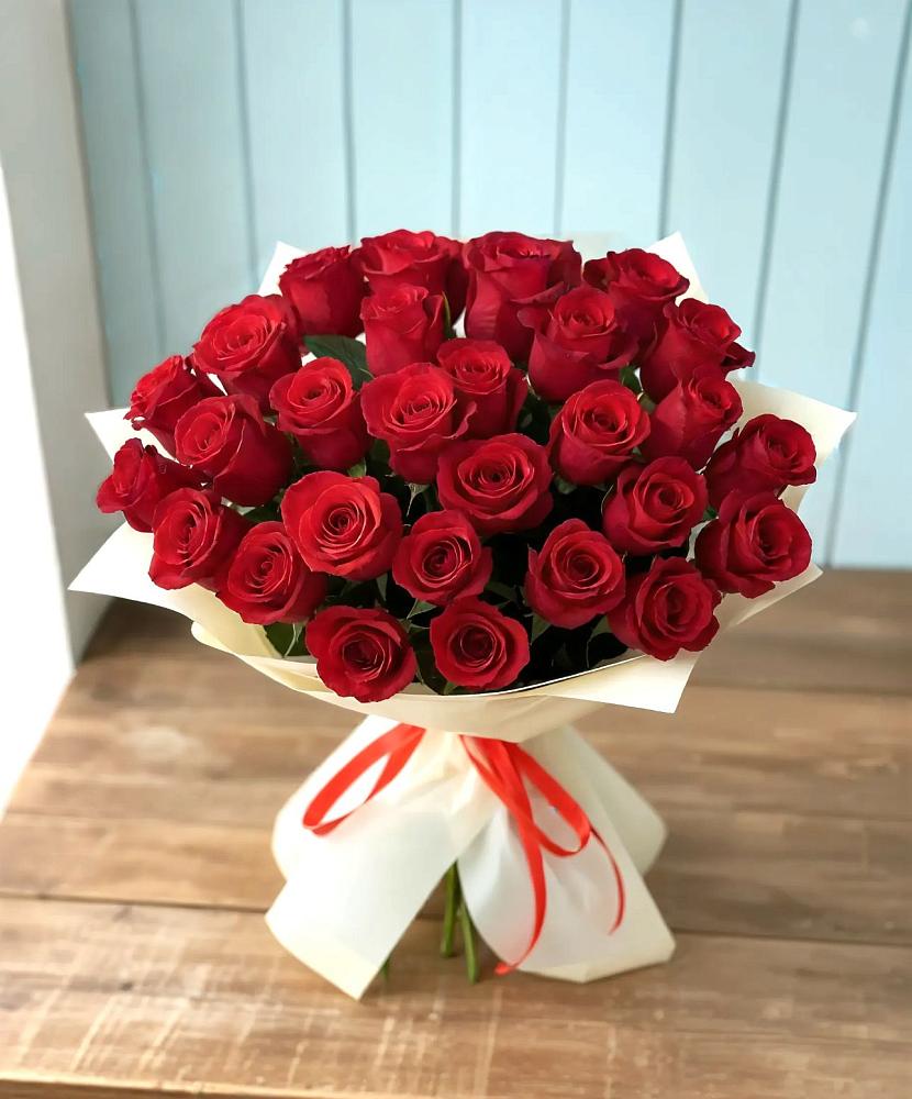 Букет 29 Красных роз в Лискинском