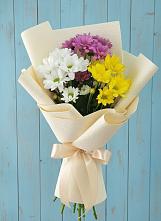Букет цветов из:  Хризантемы #REPLACE_PRED# Лискинском