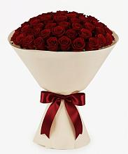 Букет 101 Бордовая роза Блэк Бакарра в Лискинском
