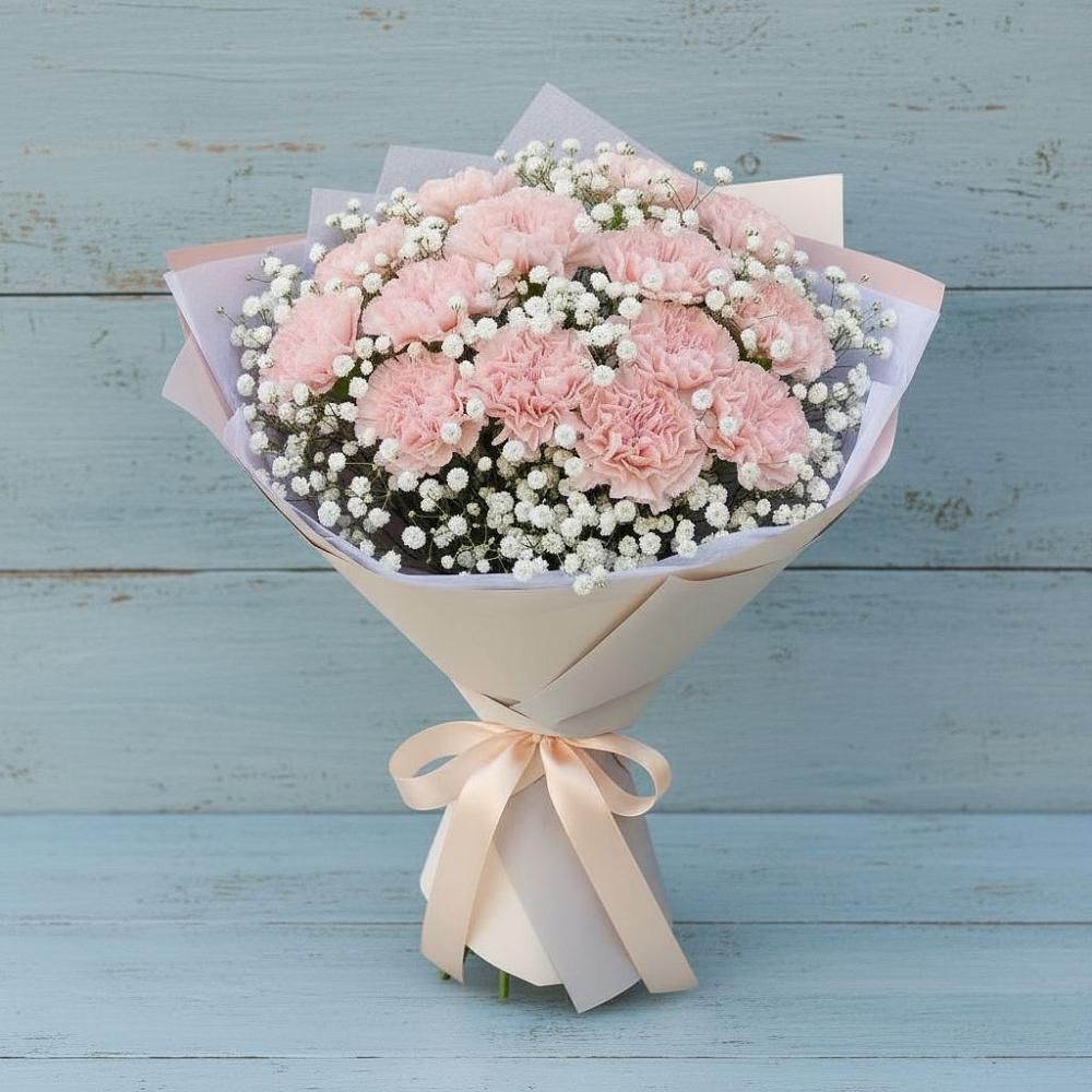 Букет цветов из: Гвоздики в Лискинском