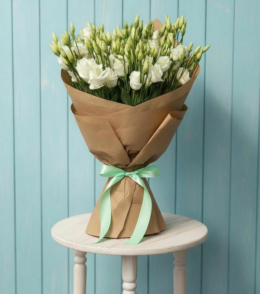 Букет цветов из: Лизиантусы в Лискинском