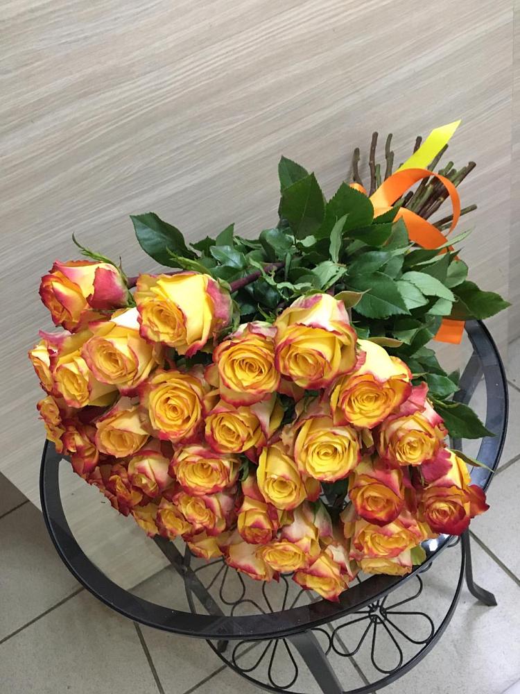 Букет Желтые розы в Лискинском