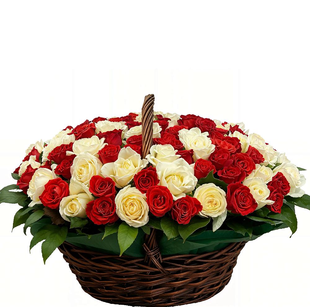 Премиум букет из: Розы в Лискинском