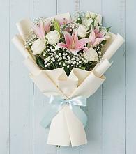 Букет цветов из:  Лилии в Лискинском